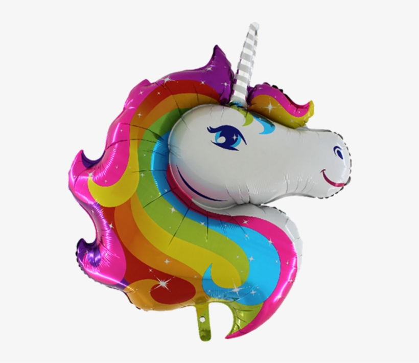 Unicorn Head - Palloncino Unicorno, transparent png