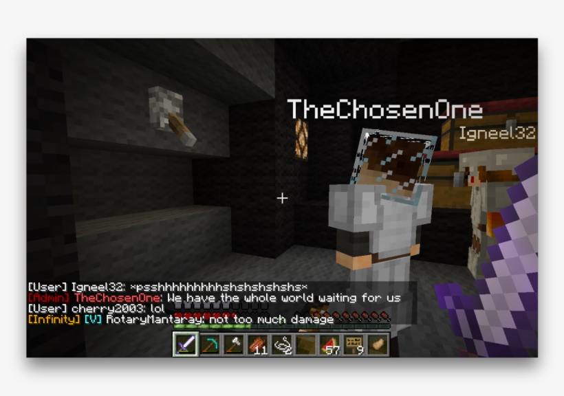 Was Having Great Fun Role-playing At Igneel's Space - Minecraft, transparent png