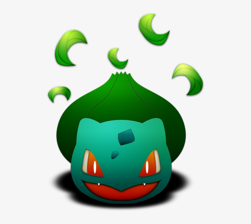 Bulbasaur Logo - Bulbasaur's Head, transparent png