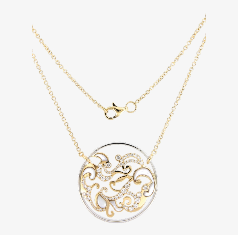 Gaia Fine Cirrus Pendant Necklace - Locket, transparent png
