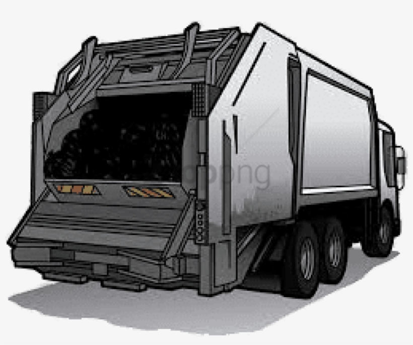 Free Png Download Grey Garbage Truck Png Images Background - Trailer Truck, transparent png