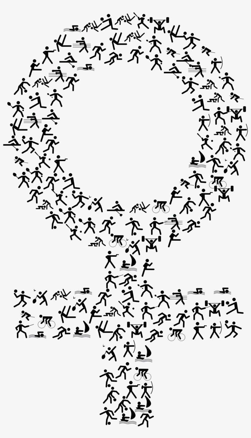 Big Image - Female Sports Symbol, transparent png