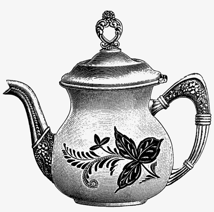 Antique Teapot Image Download - Teapot, transparent png