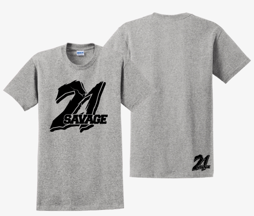 Savage Shirt Supreme Savage Slaughter Gang Feel Like - Gildan Ultra Cotton Grey, transparent png