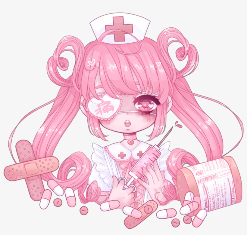 #syringe #pills #nurse #medical #eyepatch #freetoedit - Illustration, transparent png