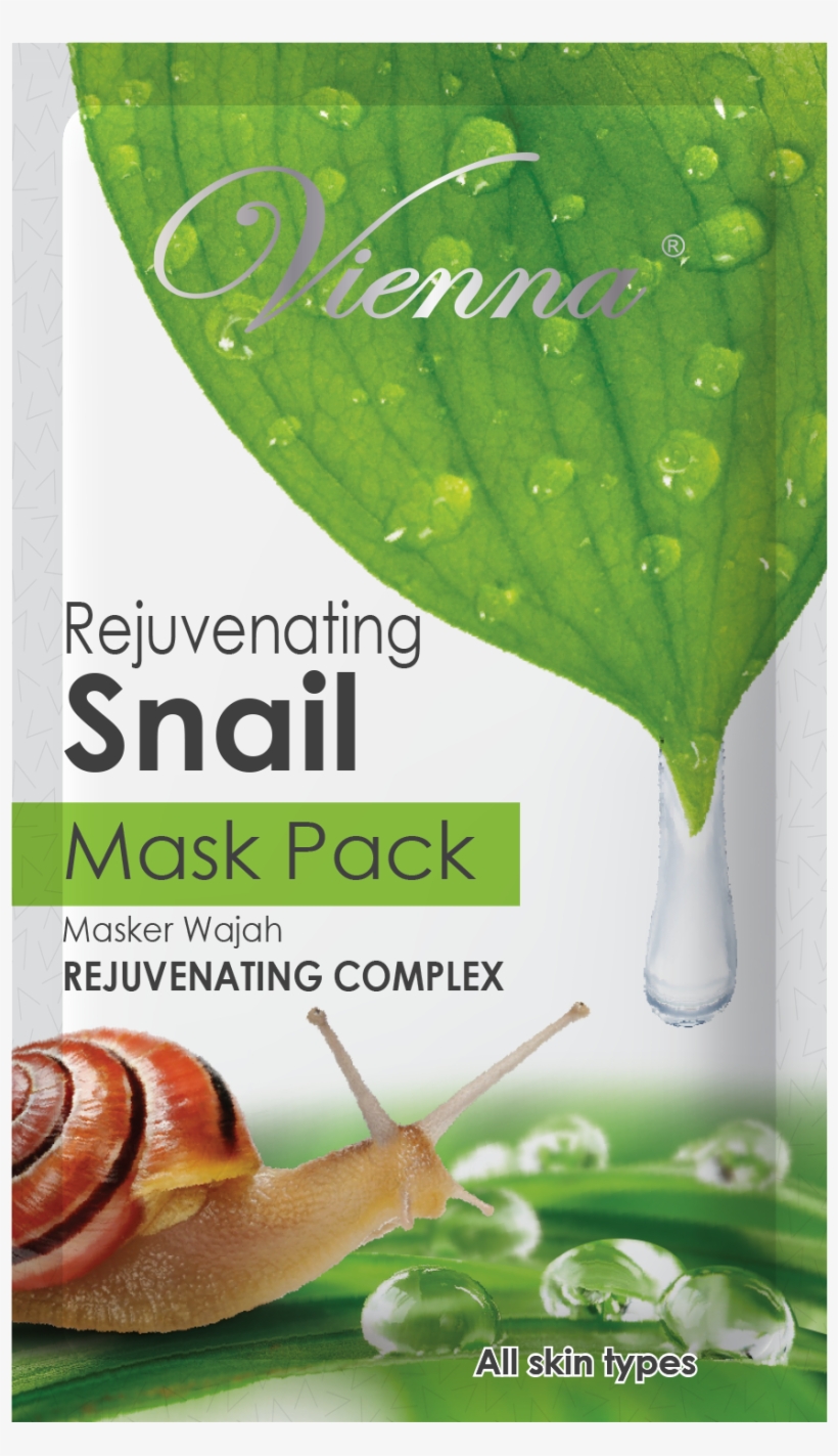 Vienna Rejuvenating Snail Mask Pack - Masker Vienna Snail, transparent png
