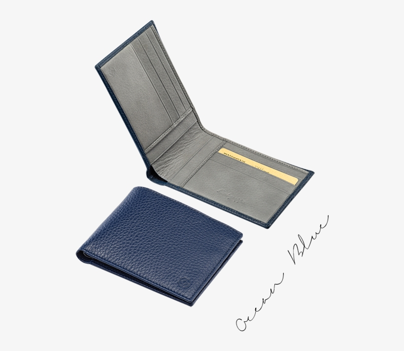 Wallet 3 3 Cc, Small Size, Blue & Gray - Chair, transparent png