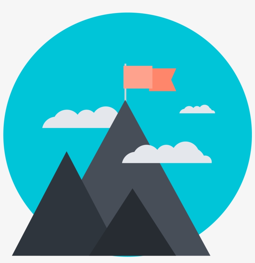 Mountain Summit Icon - Triangle, transparent png