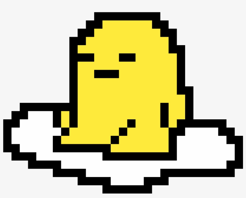 Gudetama - Gudetama Perler Beads, transparent png