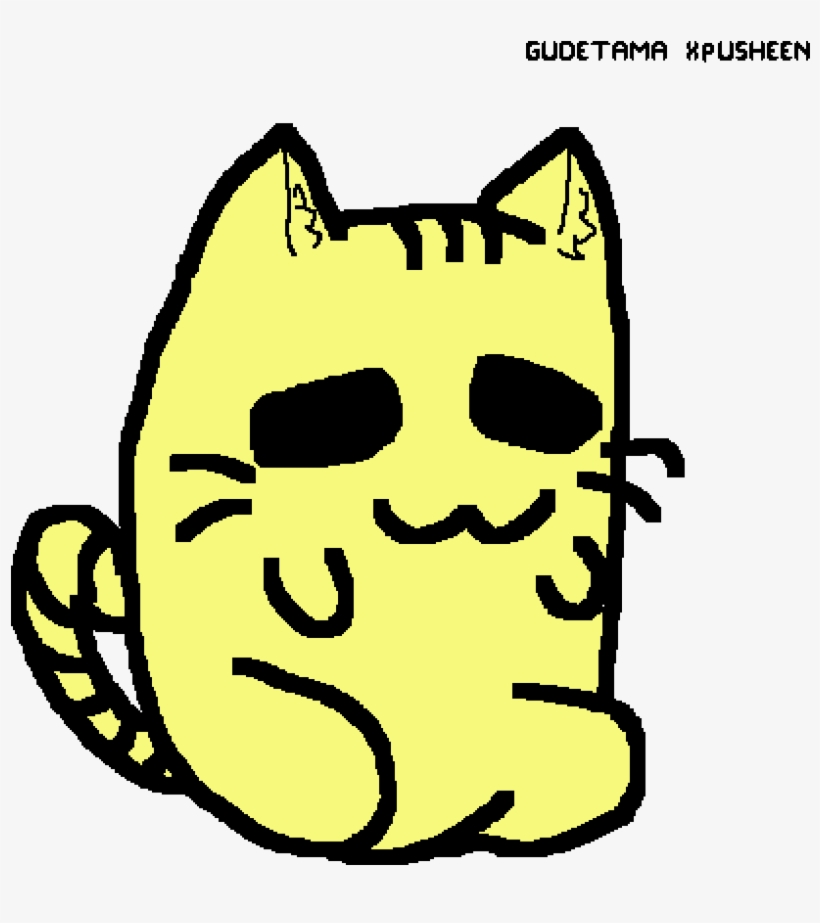 Pusheen X Gudetama, transparent png