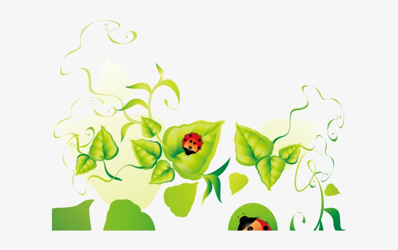 Green Leaves Clipart Floral - Eco Vector, transparent png