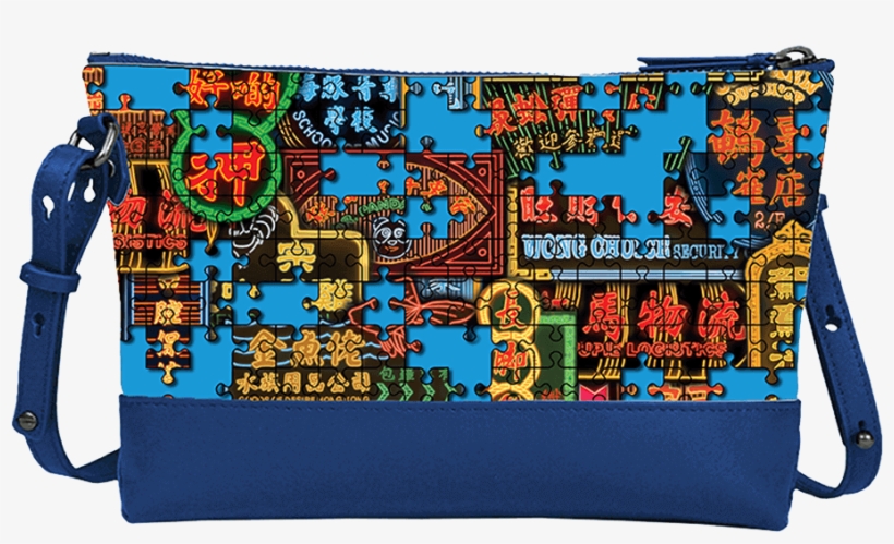 Trapezoid Leather Crossbody - Wristlet, transparent png