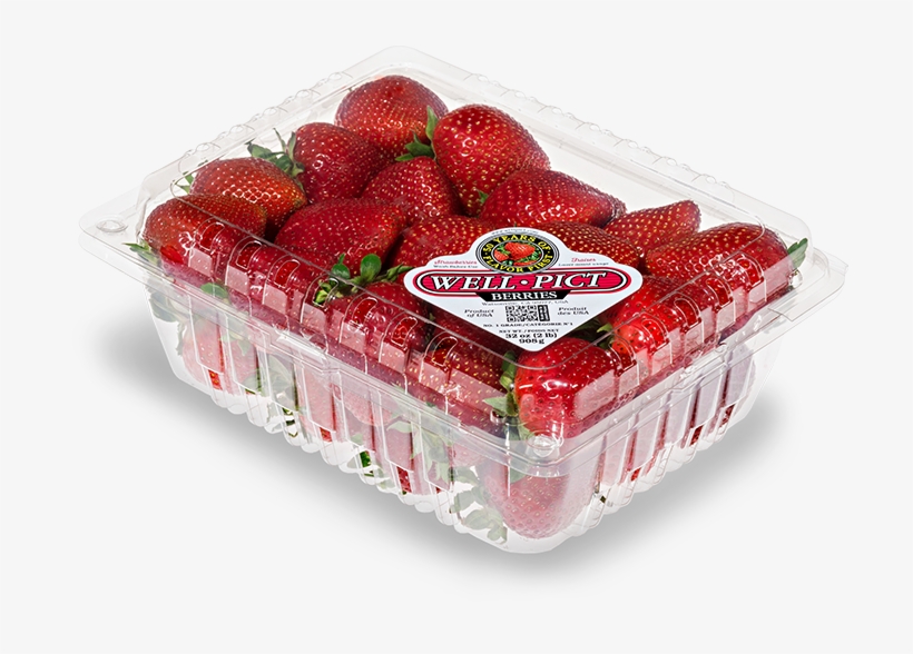 Conventional 2lb Strawberries - Well Pict Organic Strawberries 16 Oz, transparent png