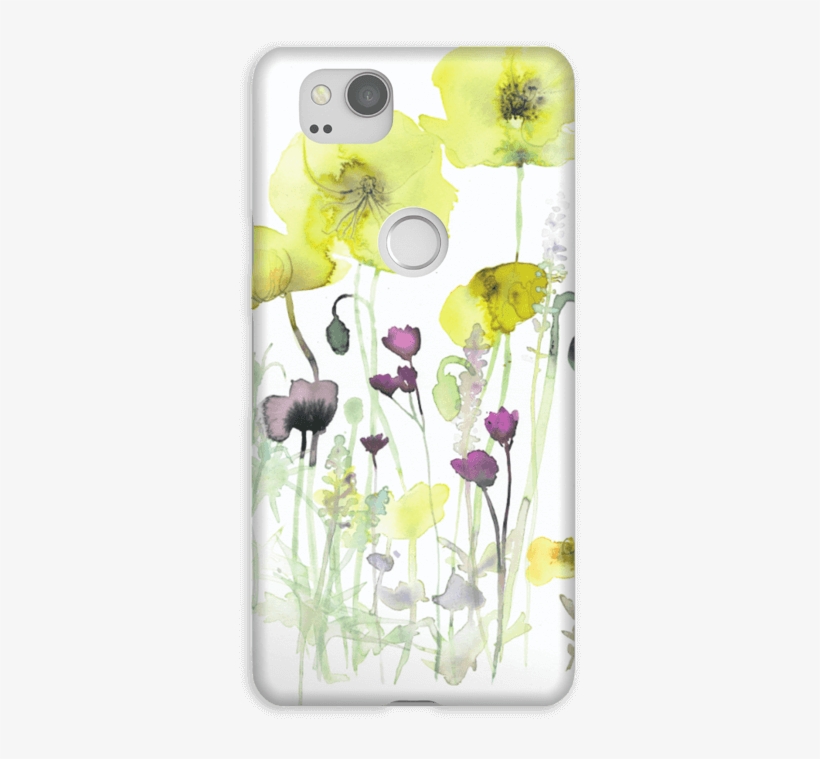 Painted Yellow Flowers Case Pixel - Iphone, transparent png