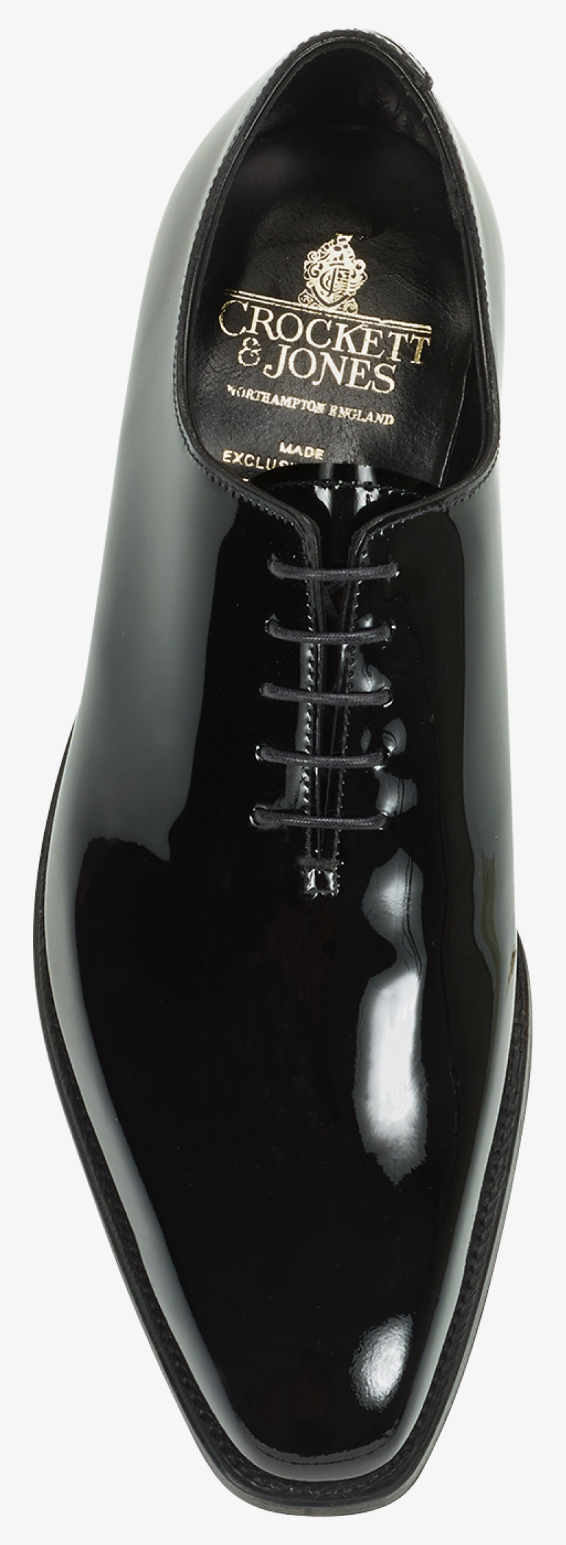 Crockett & Jones Alex 2 Black Patent - Sneakers, transparent png