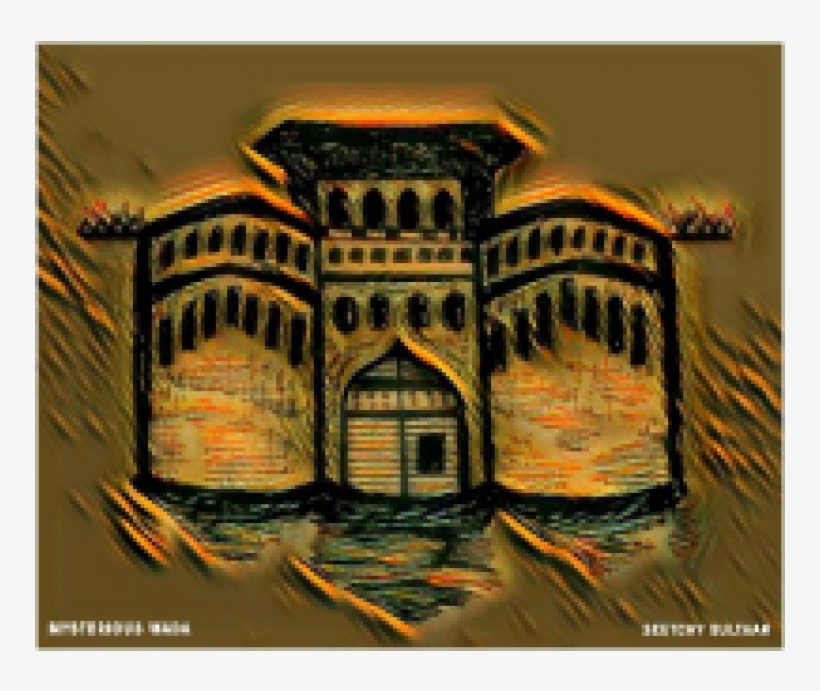 Shaniwar Wada Sketch Png, transparent png