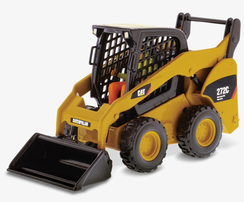 Cat 272c Skid Steer Loader With Work Tools, transparent png