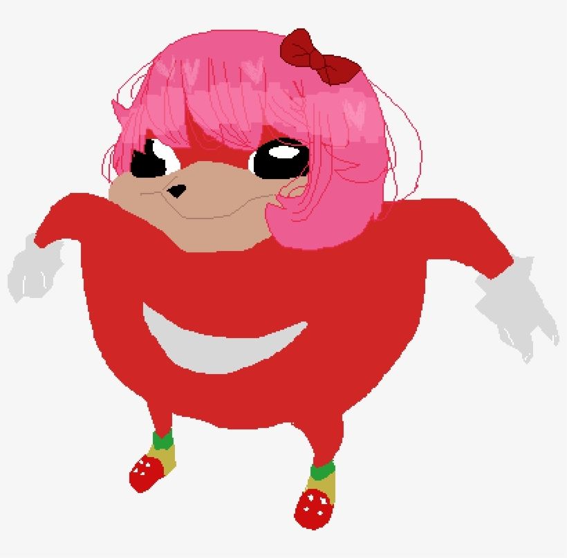 Sayori Knuckles - We Know De Wei, transparent png