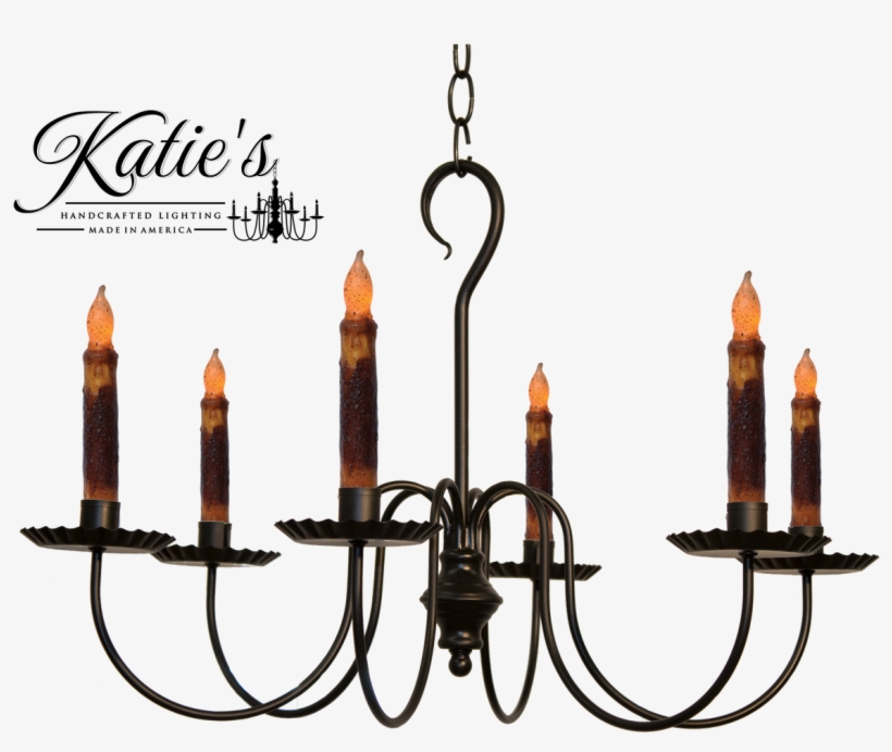 Katie's Handcrafted Lighting Wilcox Candle Chandelier - Chandelier, transparent png