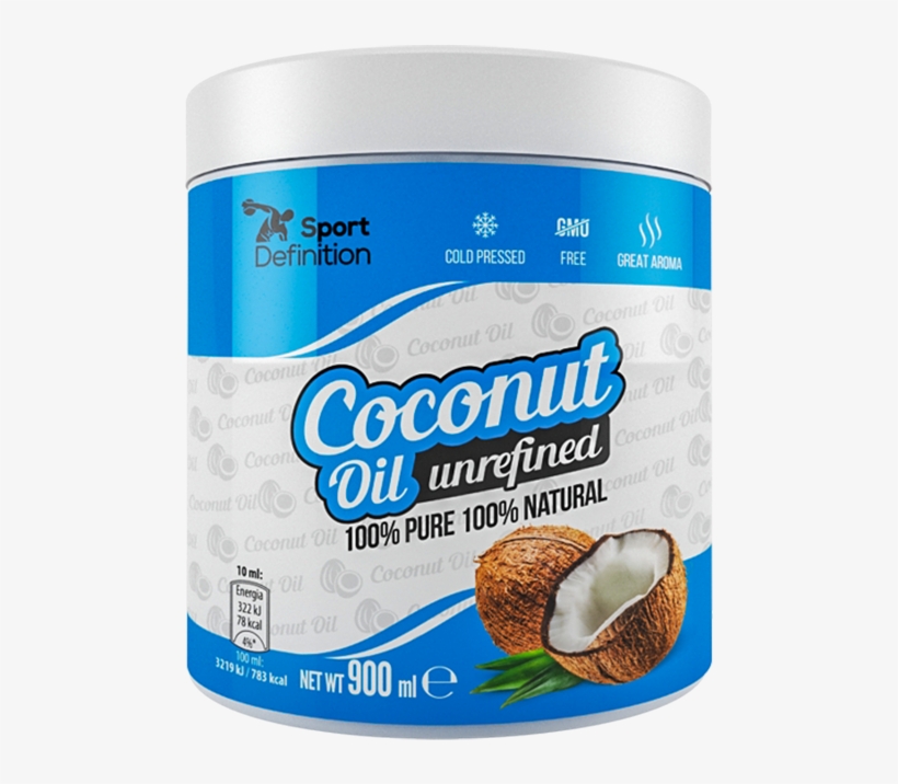 Sport Definition Coconut Oil Unrefined 900 Ml - Convenience Food, transparent png