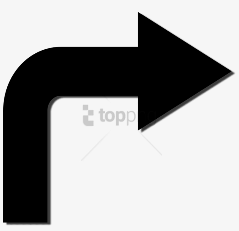 Free Png Up And Right Arrow Png Image With Transparent - Right Turn Ahead Arrow, transparent png