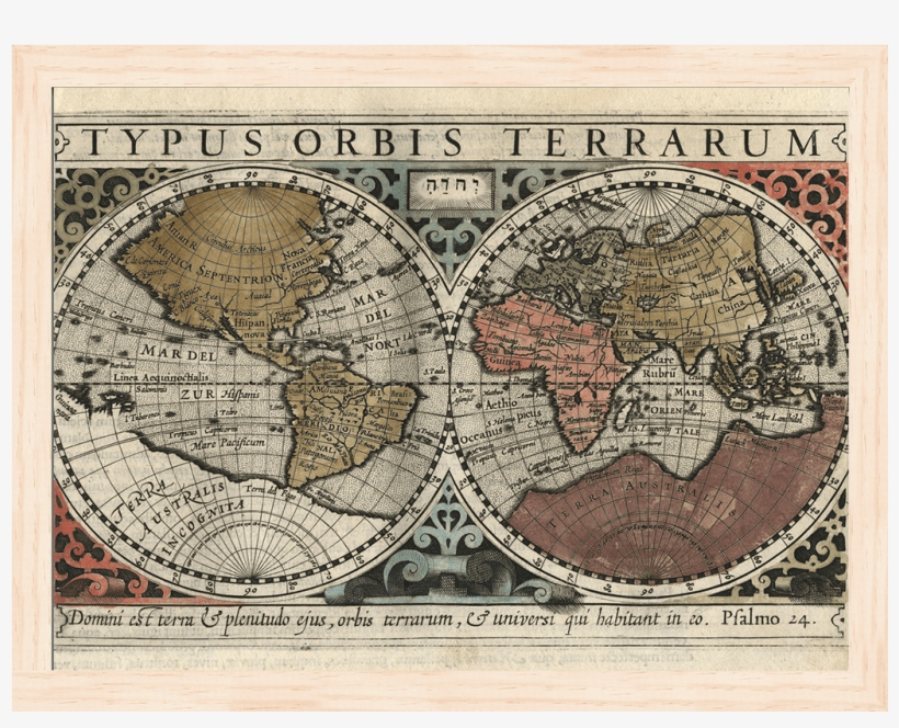 Typus Orbis Terrarum : Domini Est Terra & Plenitudo, transparent png