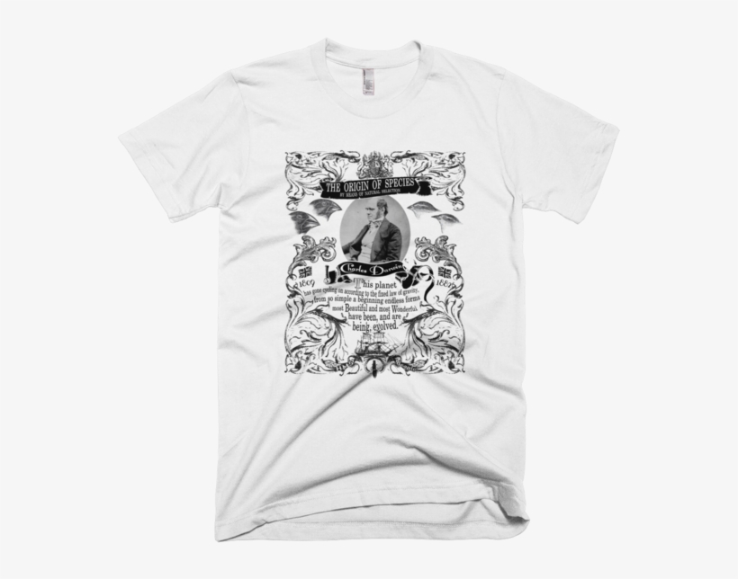Charles Darwin Origin Of Species Graphic T Shirt Smart - T Shirt Feynman, transparent png