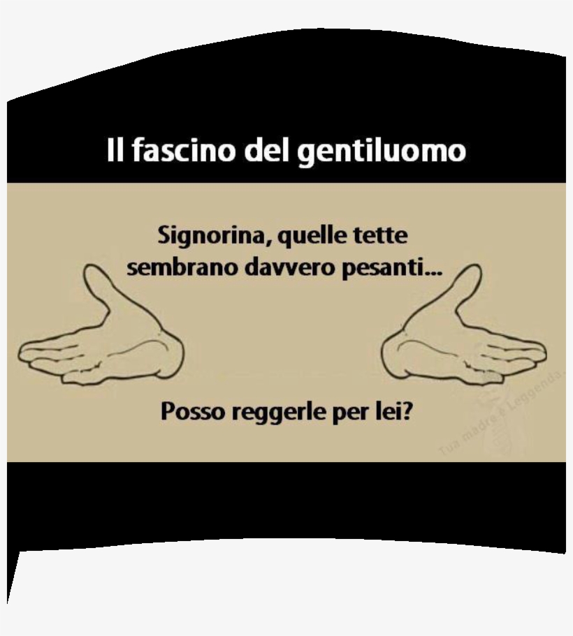 Gentiluomo - Meme, transparent png
