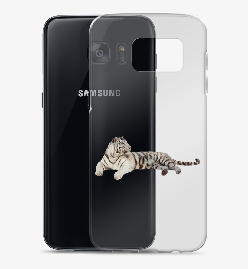 White-tiger Print Samsung Case - Samsung, transparent png