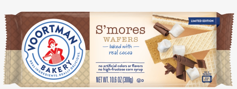 S'mores Wafers - Voortman S Mores Wafers, transparent png