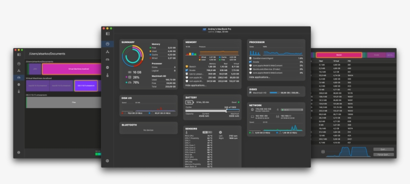 Istatistica System Monitor Widget Osx - Istatistica Pro, transparent png