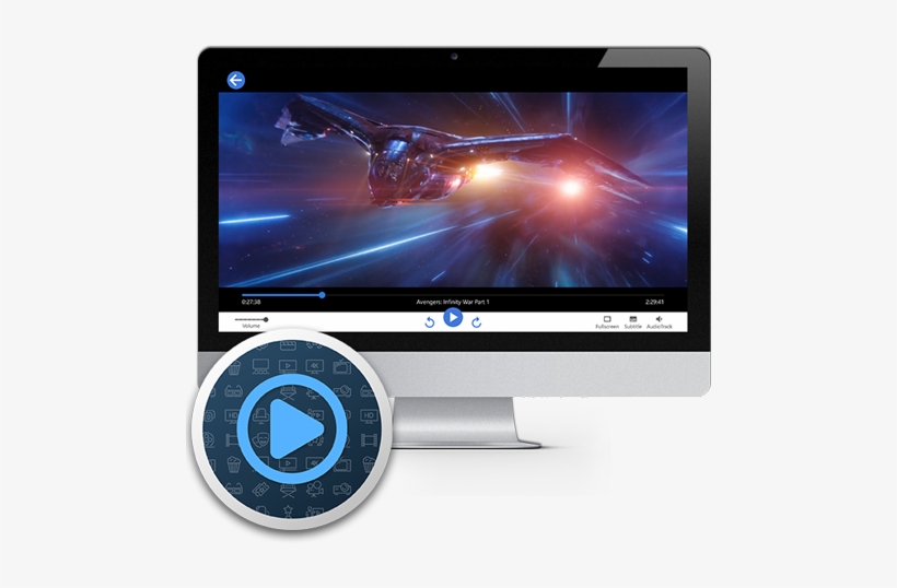 Effortless Video Playback And Library Management On - Personal Computer, transparent png