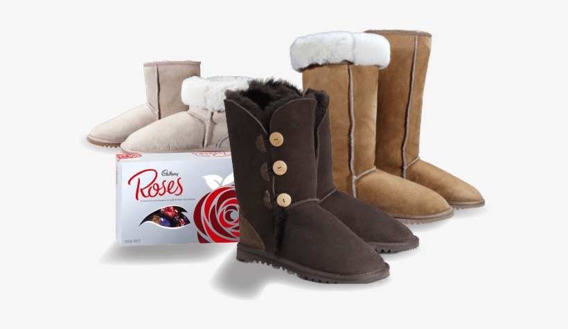Mothers Day Ugg Boots Free Chocolates, transparent png