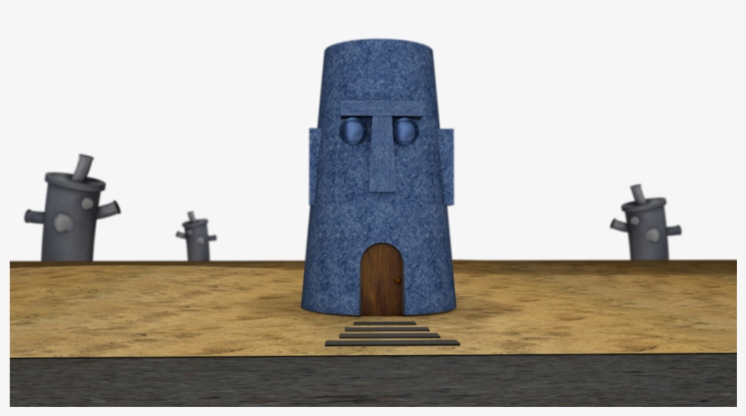 1024 X 576 9 - Squidward's House Transparent Background, transparent png