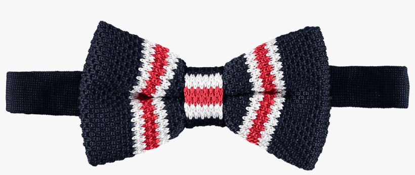 Knitted Bow Tie Navy Blue, transparent png