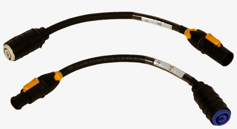 Evergrip® Powercon® Adapters Power Extension Converter - Cable, transparent png