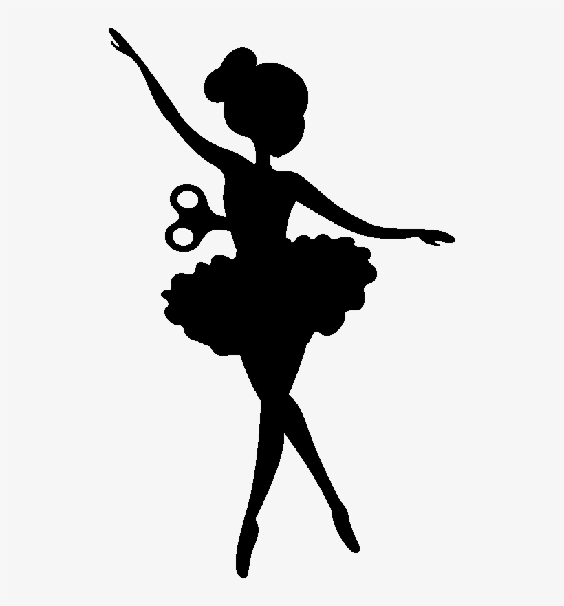 Sticker Danse Petite Ballerine Ambiance Sticker Kc6957 - Silhouette Danseuse Enfant, transparent png