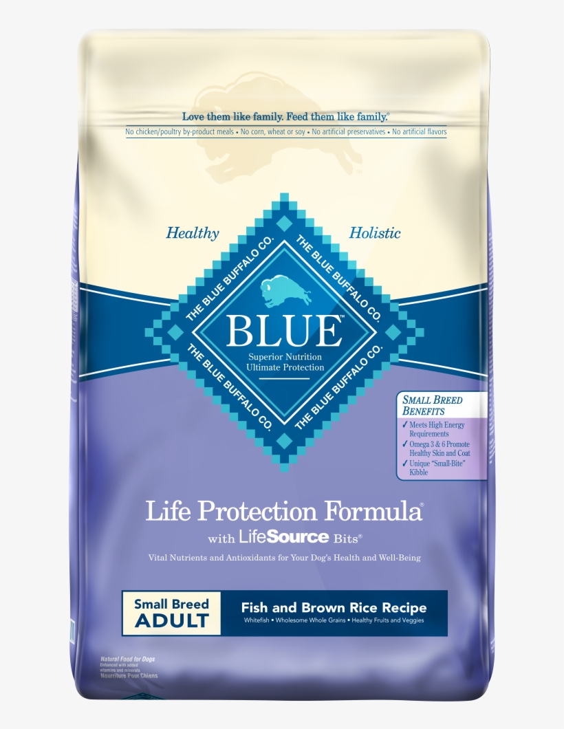 Blue Buffalo Life Protection Small Breed Adult Fish - Blue Buffalo Dog Food Pink Bag, transparent png