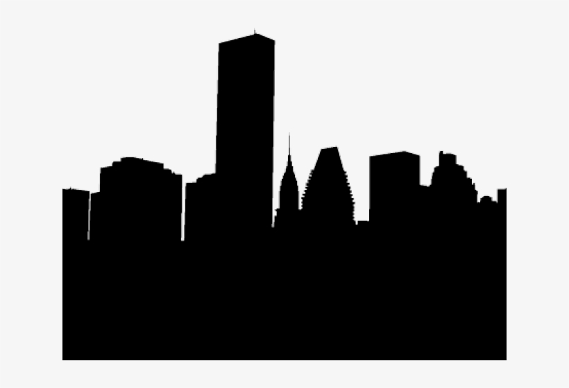 Skyscraper Clipart Houston - City Silhouette, transparent png