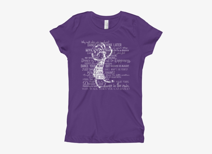 Dance Sayings Imprint On Girl's Tee Shirt - Reindeer, transparent png
