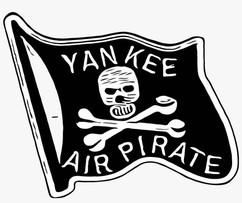 Yankee Air Pirate Short Sleeve Unisex T Shirt - Illustration, transparent png