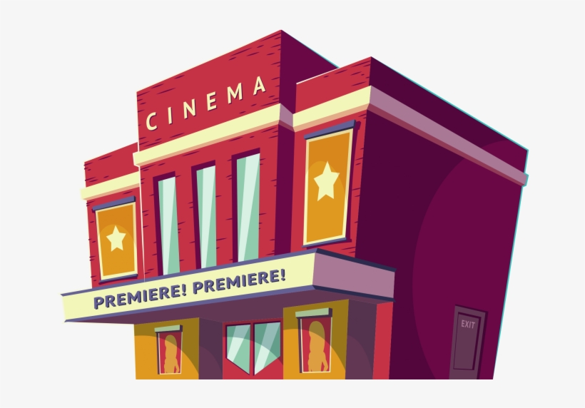 Cartoon Style Building Vectors, transparent png