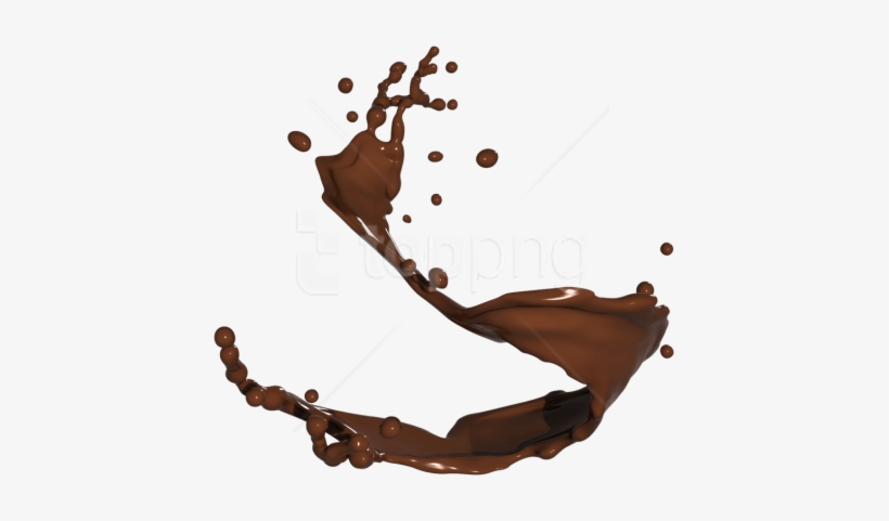 Free Png Chocolate Splash Png Images Transparent - Melted Chocolate Splash Png, transparent png