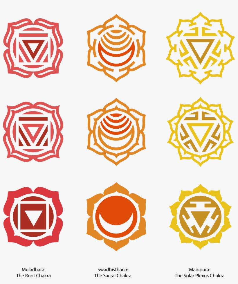 Energy Anatomy ~ Teacher Training - 7 Chakra Symbols Png, transparent png