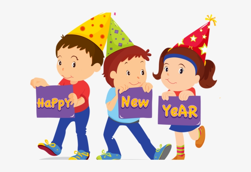 Happy New Year Clipart Child - Clipart Happy New Year 2019, transparent png