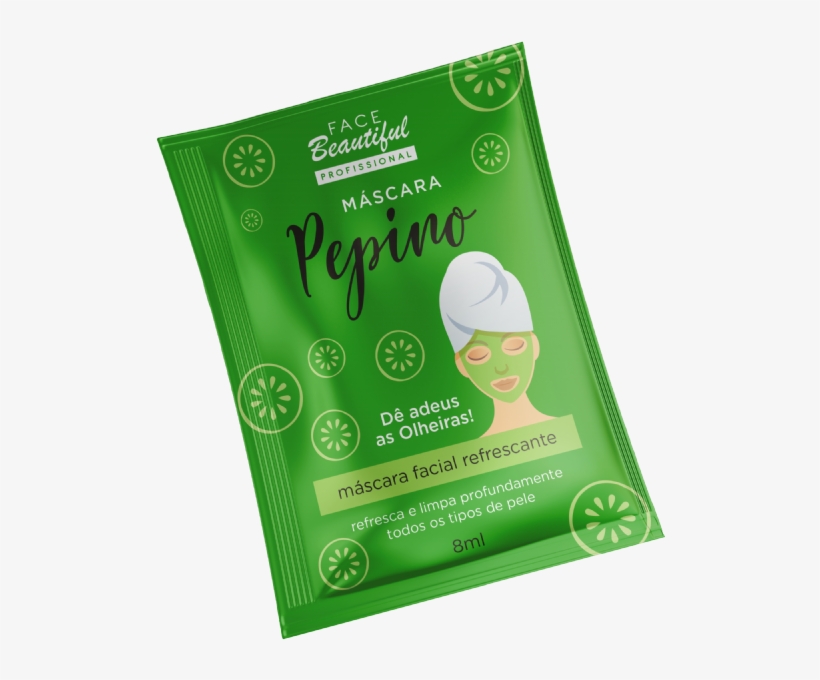 Máscara De Pepino - Face Beautiful Mascara Pepino, transparent png