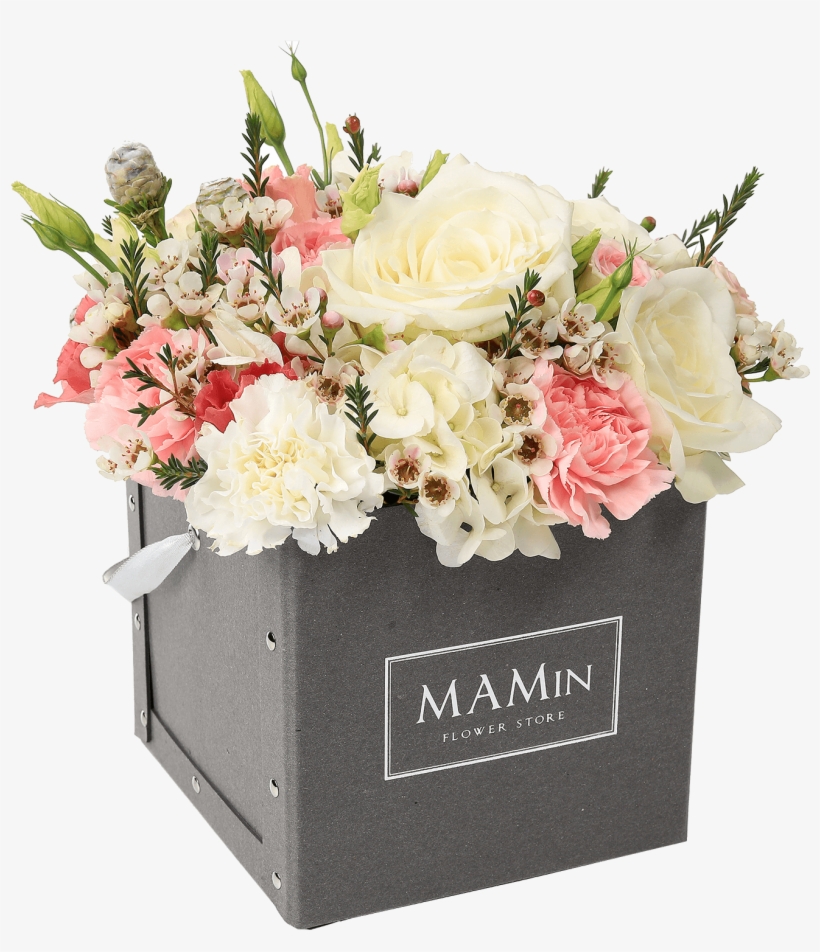 Square Riveted Flower Box - Arreglos Florales Cajas Png, transparent png
