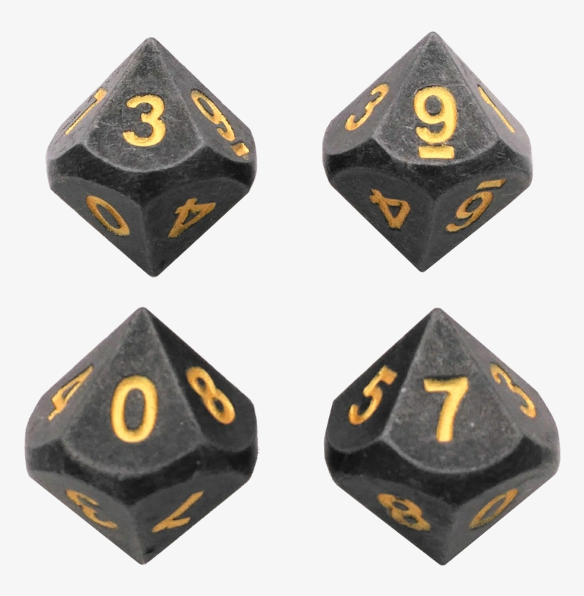 4 Pack Of D10 - Dice Game, transparent png