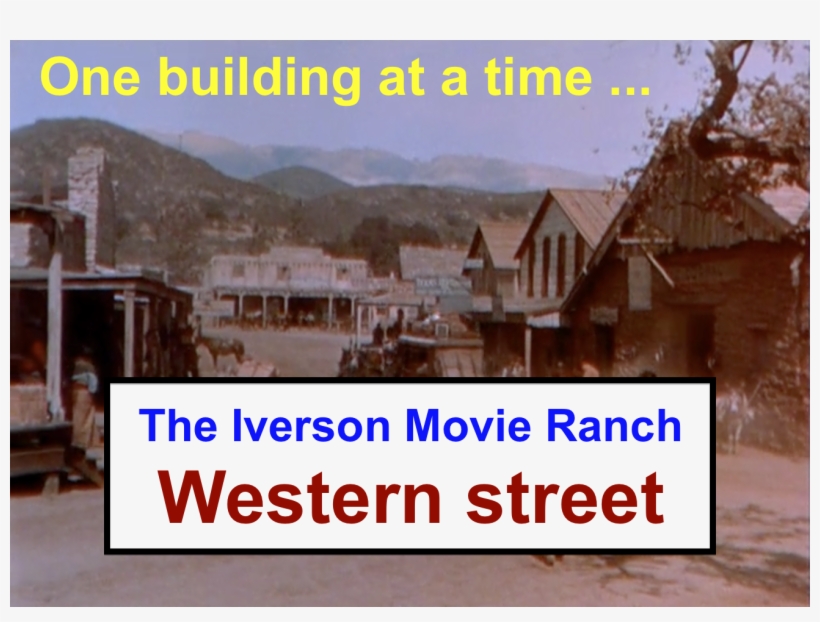 "the Iverson Movie Ranch Western Street, One Building - Isomat, transparent png