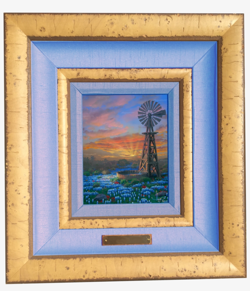 "western Glow" Oil On Canvas - Picture Frame, transparent png